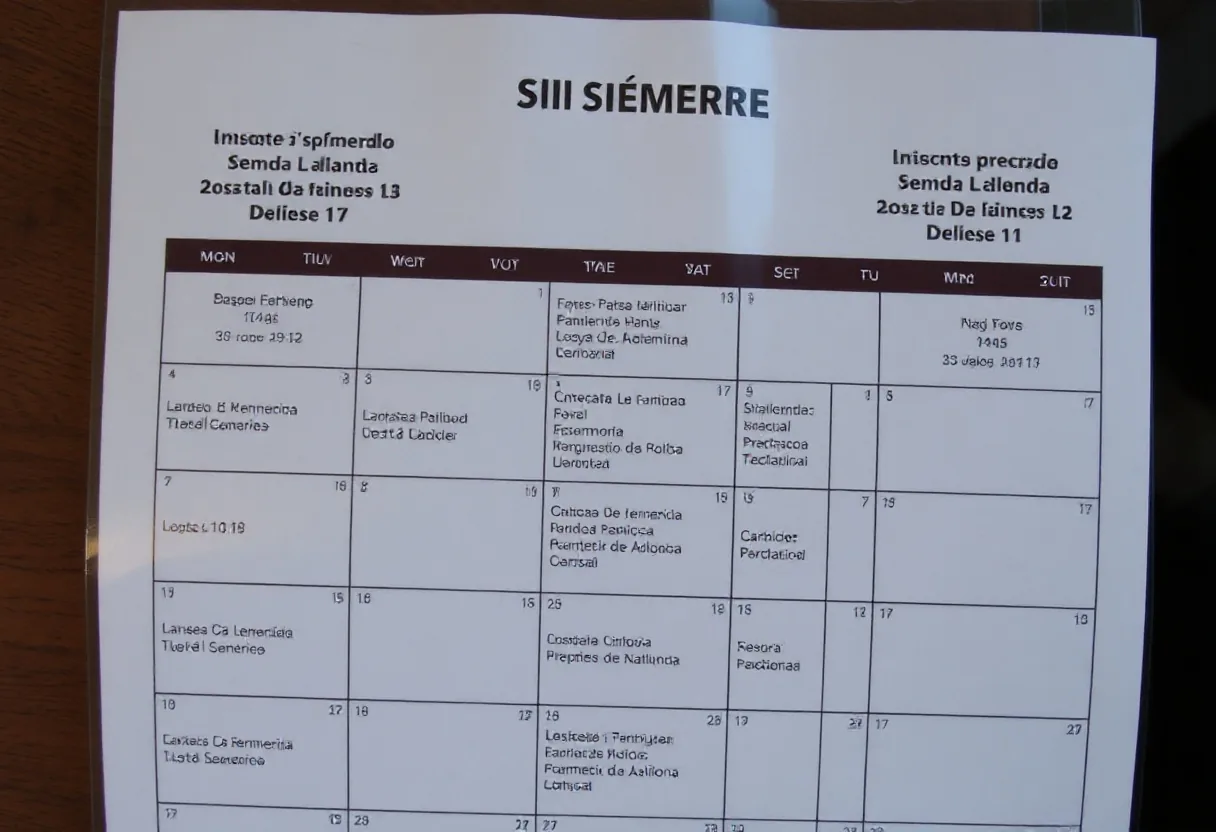 Calendario de Siembra